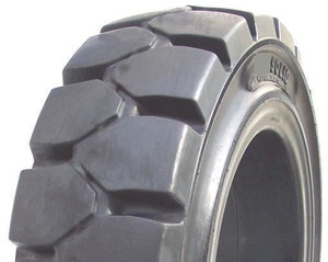 (4- Tires ) 2-Drive 6.50-10 & 2-Steer 5.00-8 General Service Solid forklift tire