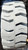 18X8X12-1/8 tires Non-Marking Wide Track solid forklift traction tire 18812