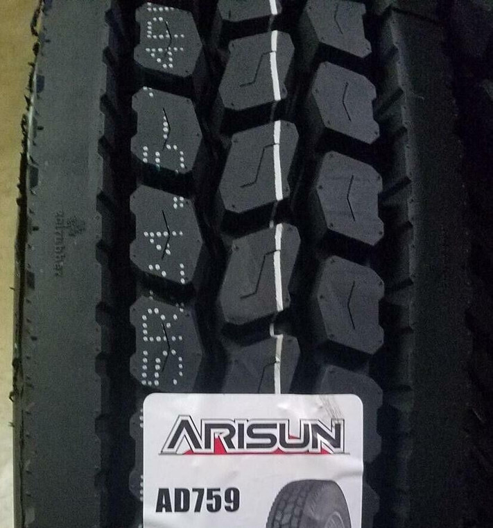 (4-Tires) 295/75r22.5 tires Arisun 14PR drive tire 295/75/22.5 AD759 29575225