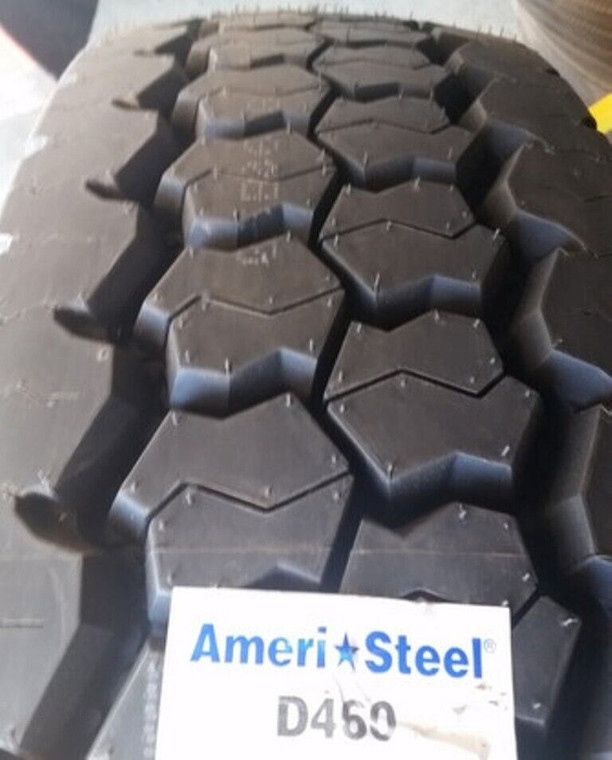 (4-Tires) 11R22.5 tires General D460 16PR tire 11/22.5 Ameri-Steel 11225 USA