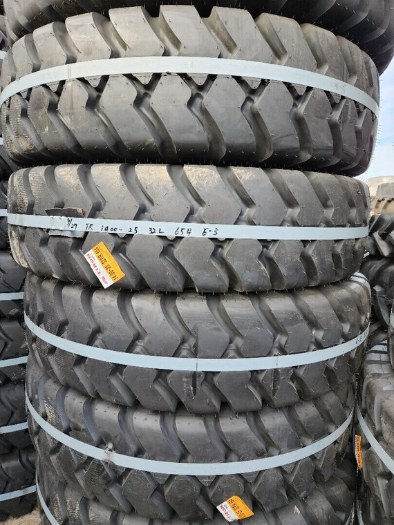 (4-tires) 14.00-25 tires E3 forklift tire 32 ply rating 1400/25 Tiron 654 140025