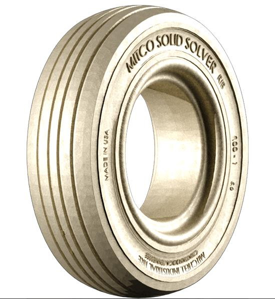 4.00-8 tires Non-Marking Solid Solver forklift tire 400/8 REQ rim width 3.75"