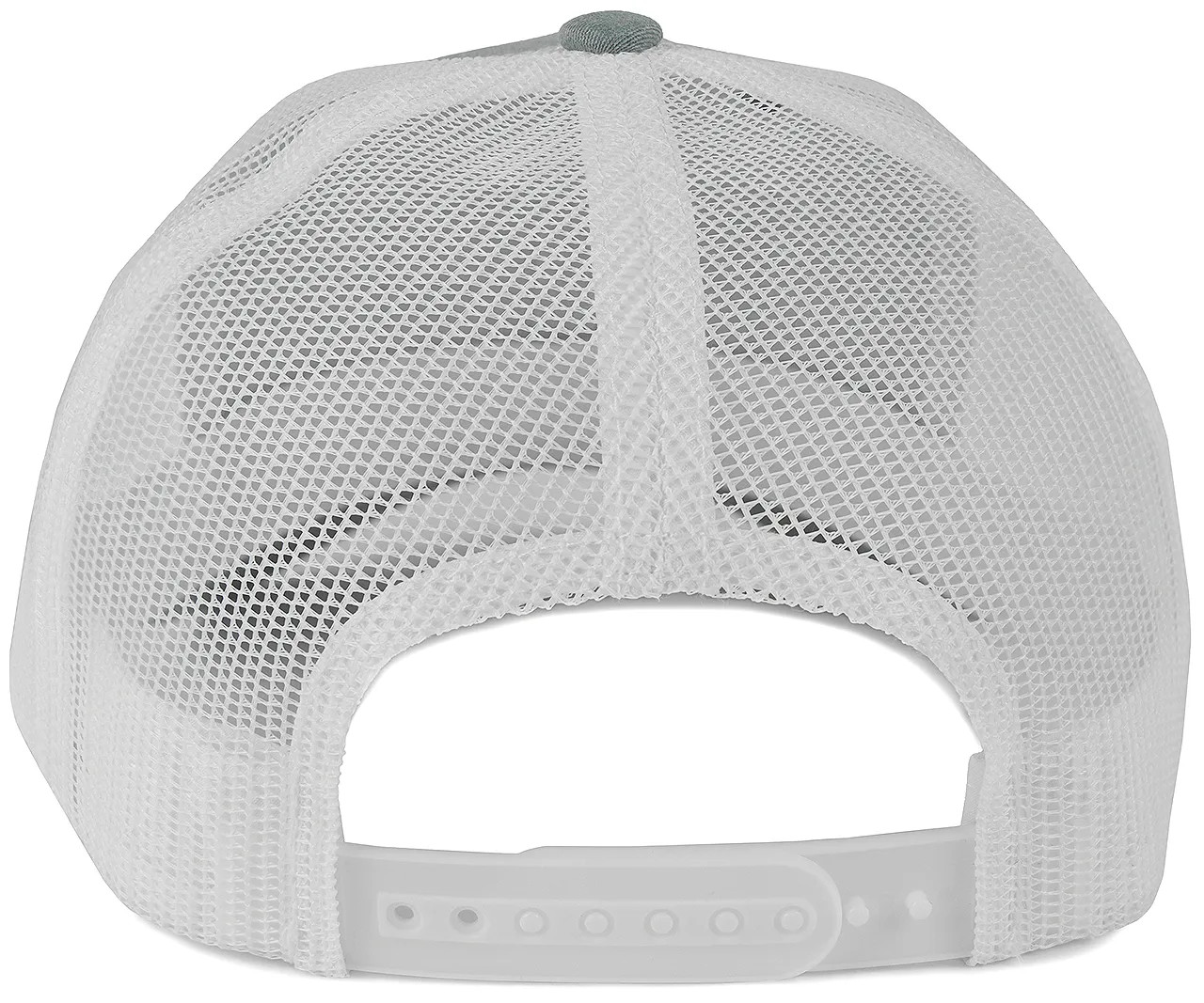 ASA Gray and White Ball Cap Hat