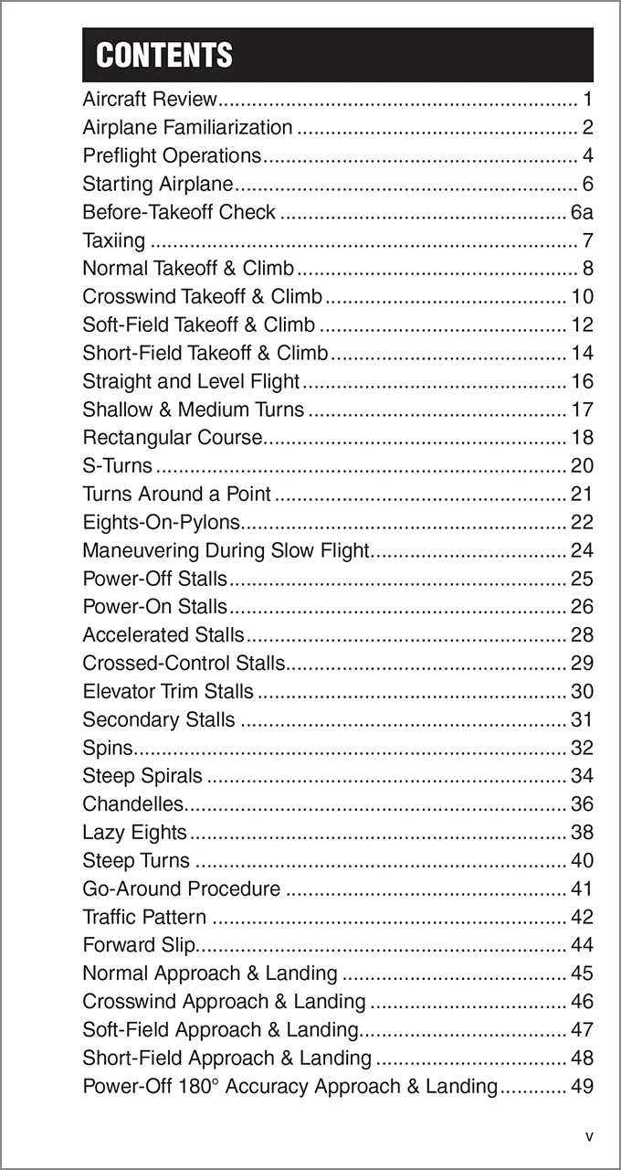 Low-Wing Aircraft Visualized Flight Maneuvers Manual (Softcover)