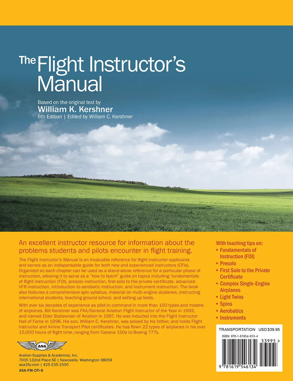 Flight Instructor Printable The Flight Instructor’s Manual (eBundle) | ASA