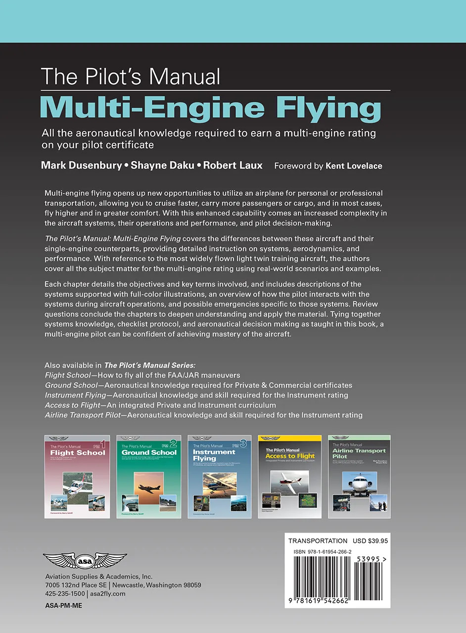 The Pilot's Manual: Multi-Engine Flying (eBook EB)