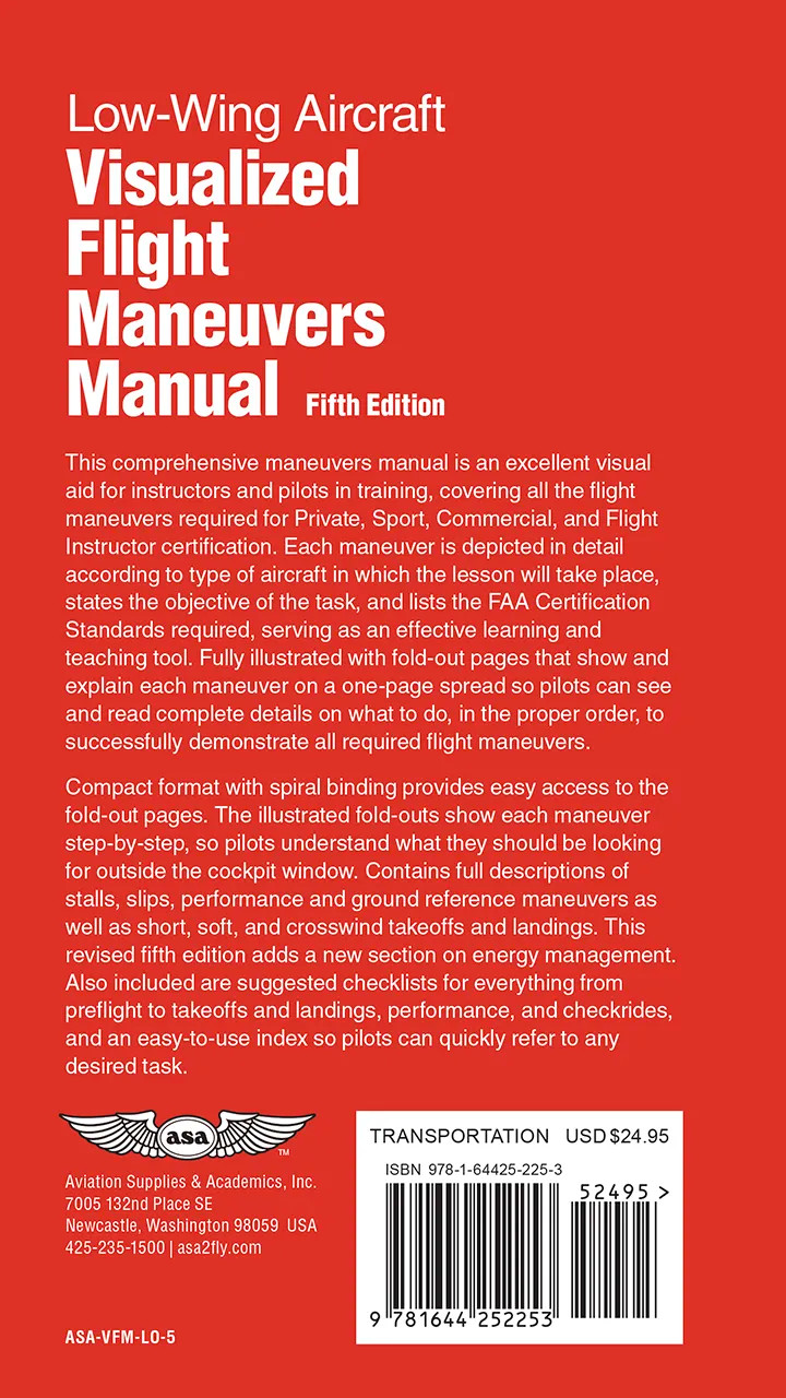 Low-Wing Aircraft Visualized Flight Maneuvers Manual | ASA