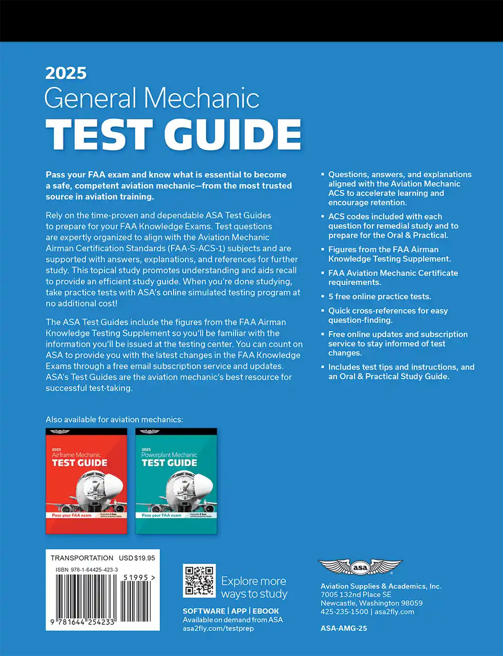 2025 General Test Guide Plus Prepware ASA AMG 25 Back 18314.1719613452