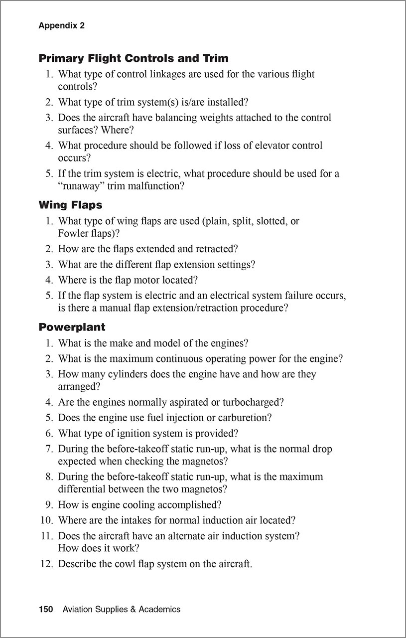 Multi-Engine Pilot Oral Exam Guide, Ninth Edition
