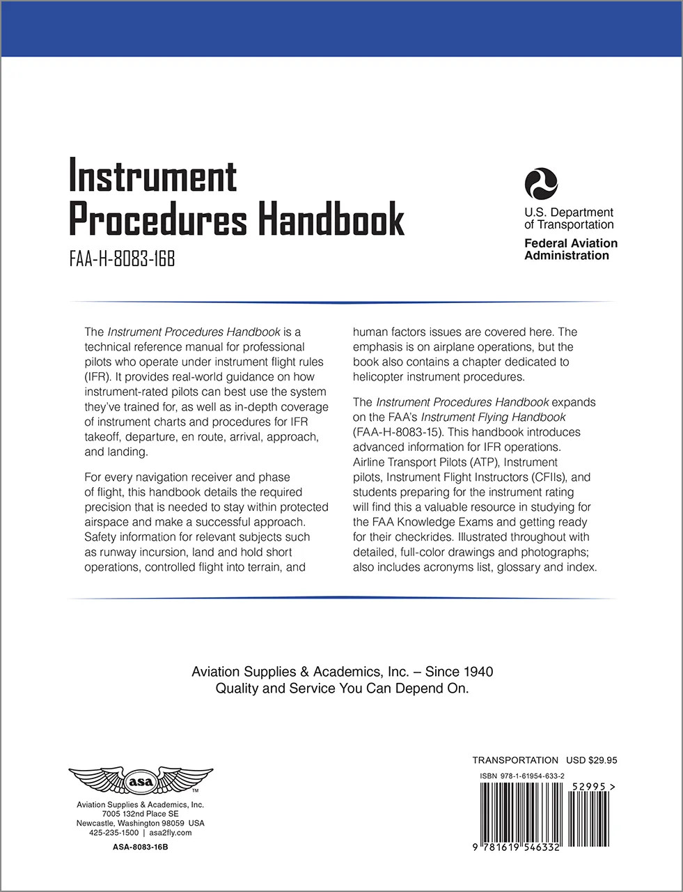 Instrument Procedures Handbook | ASA