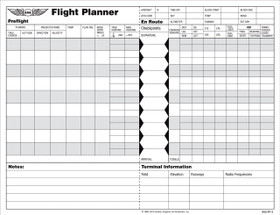 Flight Planner Pad