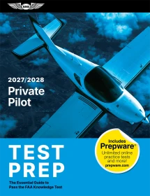 2027-2028 Private Pilot Test Prep (Softcover) With Prepware® front cover