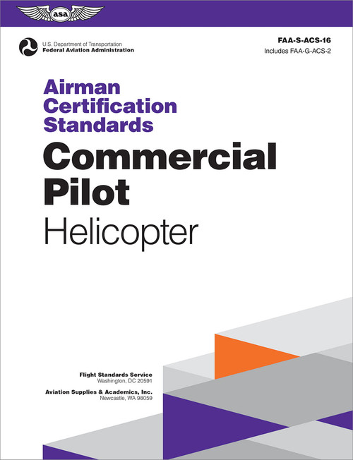 Commercial Pilot Rotorcraft Helicopter Rating ACS-16 (Softcover)
