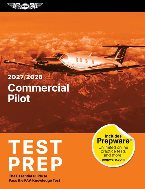 2027-2028 Commercial Pilot Test Prep With Prepware® front cover