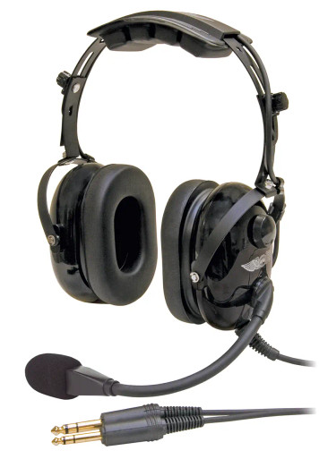 American classic equipment headset 1インチ ASA Noise-Canceling Pilot Headset + Bag | Lifetime Warranty