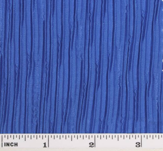 Bodre Solid W/Aunt Pleat Blue Width 58/60