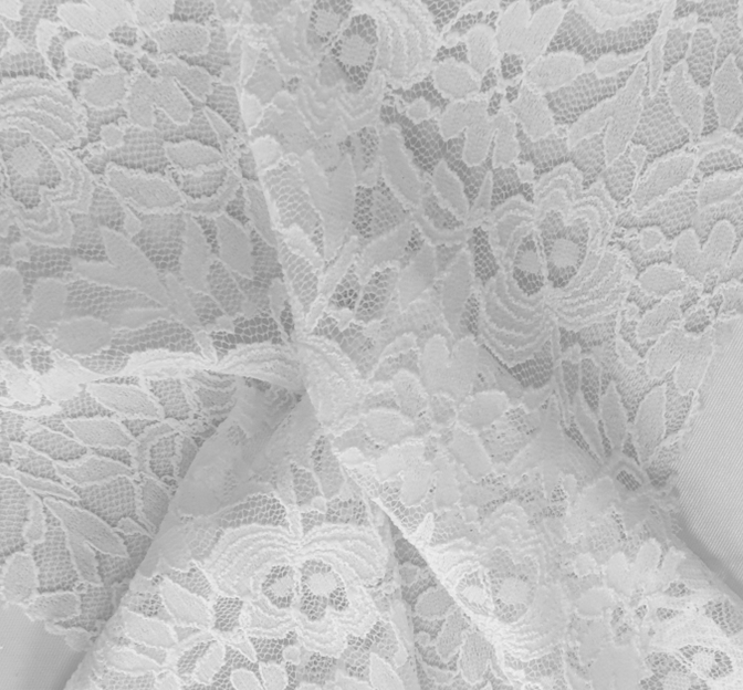 58/60" White Raschel Lace Fabric By The Yard By BurlapFabric.com 58/60" White Raschel Lace Fabric By The Yard By BurlapFabric.com