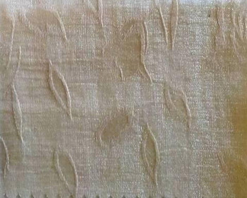  Organza Jacquard D#WG050152 Cream  Width 57/58\" Apparel Fabric 