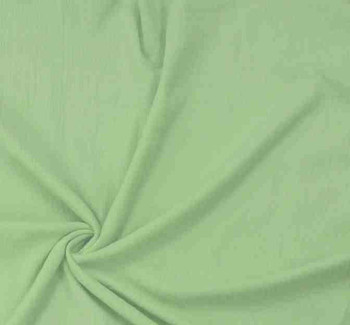 Cotton Gauze Apple Green Width 48/50" Apparel Fabric