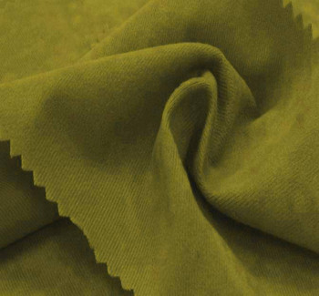 Alova Suede Apple Green Width 58/60" Apparel Fabric