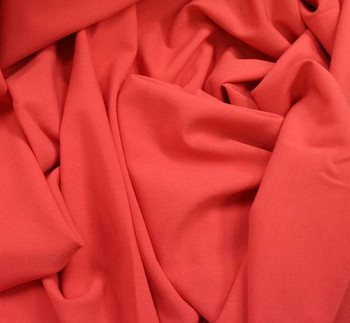 Stretch Tropical Dark Coral Width 57/58" Apparel Fabric Stretch Tropical Dark Coral Width 57/58" Apparel Fabric