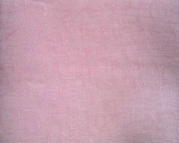 Organza Jacquard WG05016 Swirl Pink Width 57/58" Apparel Fabric Organza Jacquard WG05016 Swirl Pink Width 57/58" Apparel Fabric