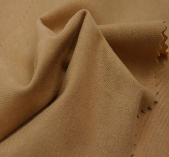 Alova Suede Taupe Width 58/60" Apparel Fabric