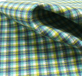 Stretch Plaid D#8000 Jade/Blue Stretch Plaid D#8000 Jade/Blue