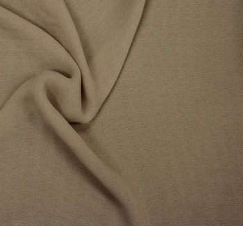 Crepe Caterina Stone Fabric, 58/60" wide - fabric product image