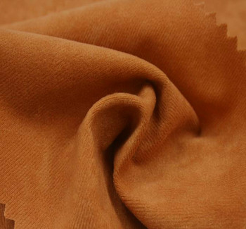 Alova Suede Orange Width 58/60" Apparel Fabric Alova Suede Orange Width 58/60" Apparel Fabric