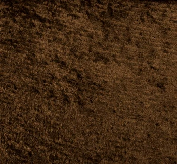 Velour Chenille Brown Fabric, 58/60" wide - fabric product image