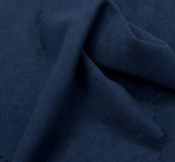 Alova Suede Navy Fabric, 58/60" wide - fabric product image