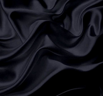 Bridal Satin New Navy Fabric, 58/60" wide - fabric product image