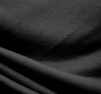 Jersey Knit Black (Interlock 70D) Fabric, 58/60" wide - fabric product image