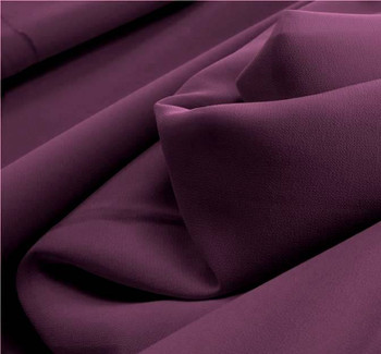 Pebble Georgette Purple Width 58/60" Apparel Fabric Pebble Georgette Purple Width 58/60" Apparel Fabric