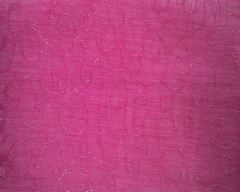 Organza Jacquard WG05016 Swirl Fuschia Width 57/58" Apparel Fabric Organza Jacquard WG05016 Swirl Fuschia Width 57/58" Apparel Fabric