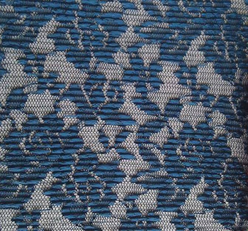 Lace Regina Blue Fabric, 57/58" wide - fabric product image