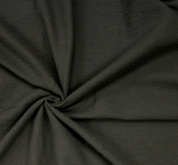 Cotton Gauze Black Cotton Gauze Black
