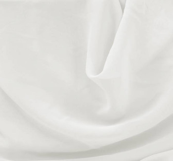 Chiffon (Hi Multi) White Fabric, 58/60" wide - fabric product image