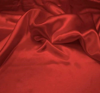 Charmeuse Red Fabric, 58/60" wide - fabric product image