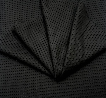 Lace 1D627 Black 84% Cotton 16% Nylon 240 Gr/Yd Fabric, 57/58" wide - fabric detail view 2