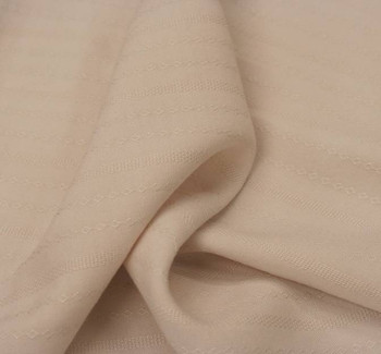 Rayon Jacquard 1D764 Ecru Fabric, 54/55" wide - fabric detail view 2