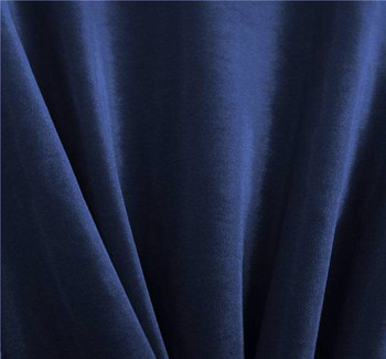 Stretch Velvet Solid Royal Fabric, 58/60" wide - fabric detail view 2