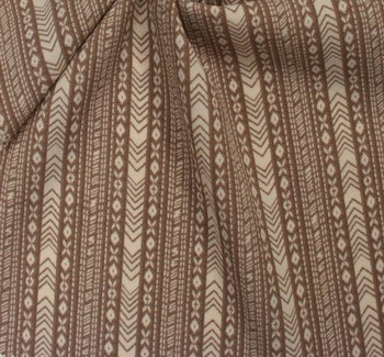 Poly Spandex 1D821 Taupe/Ivory Fabric, 57/58" wide - fabric product image
