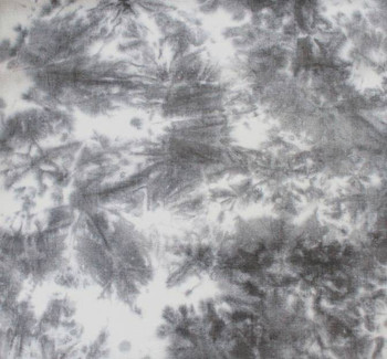 Linen Rayon Tie Dyed Grey 135 GSM Fabric, 53/54" wide - fabric detail view 2