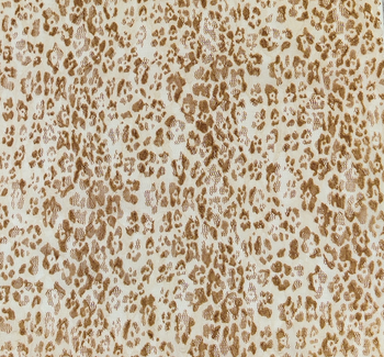 Lace Animal Print 5455-2 SAMPLE Mocha/Ivory Fabric, 50/52" wide - fabric detail view 2