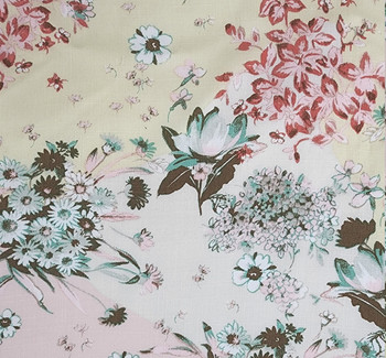 Rayon Slub 1D1642 Neutral Fabric, 55/58" wide - fabric detail view 2