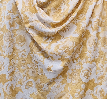 Rayon Slub 1D1254 Pale Yellow Fabric, 58/60" wide - fabric product image