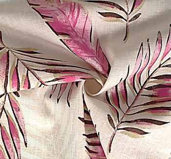 Rayon Linen 1D1243 Pink/Mustard Rayon Linen 1D1243 Pink/Mustard