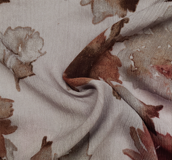 Rayon Crinkle 1D1498 Rose Dust